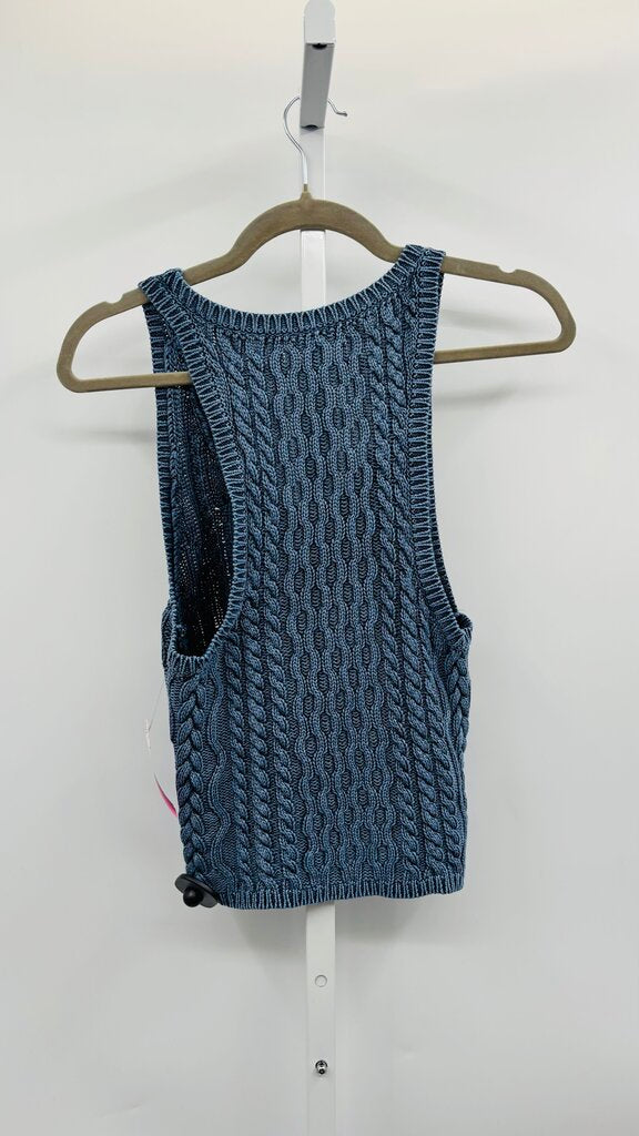 Free People Sweater Vest Navy S