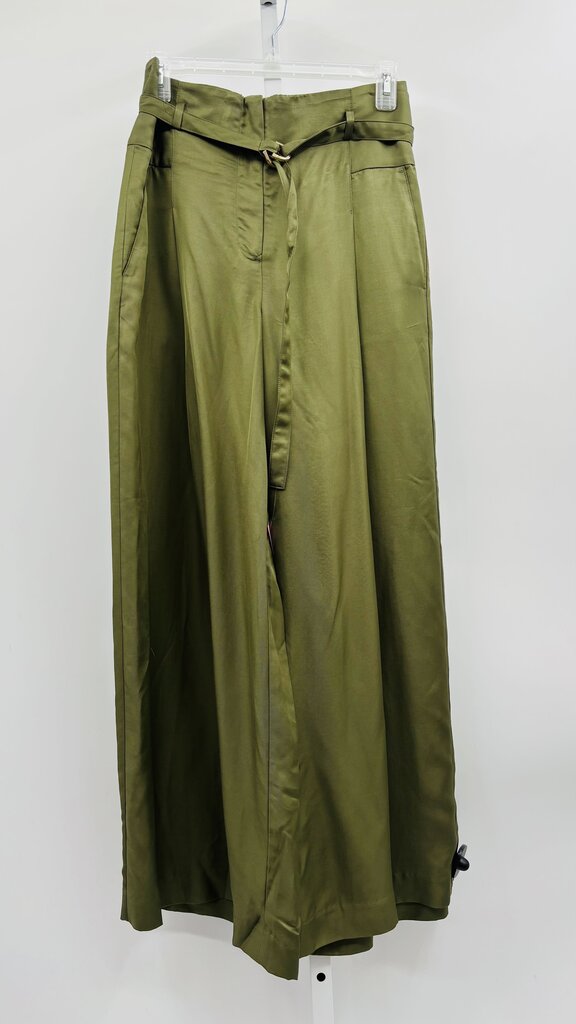 Ann Taylor Pants Wide Leg Green 6