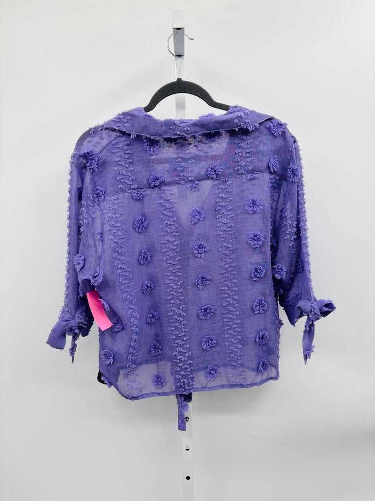 Pop Saint Barth Blouse Purple OS