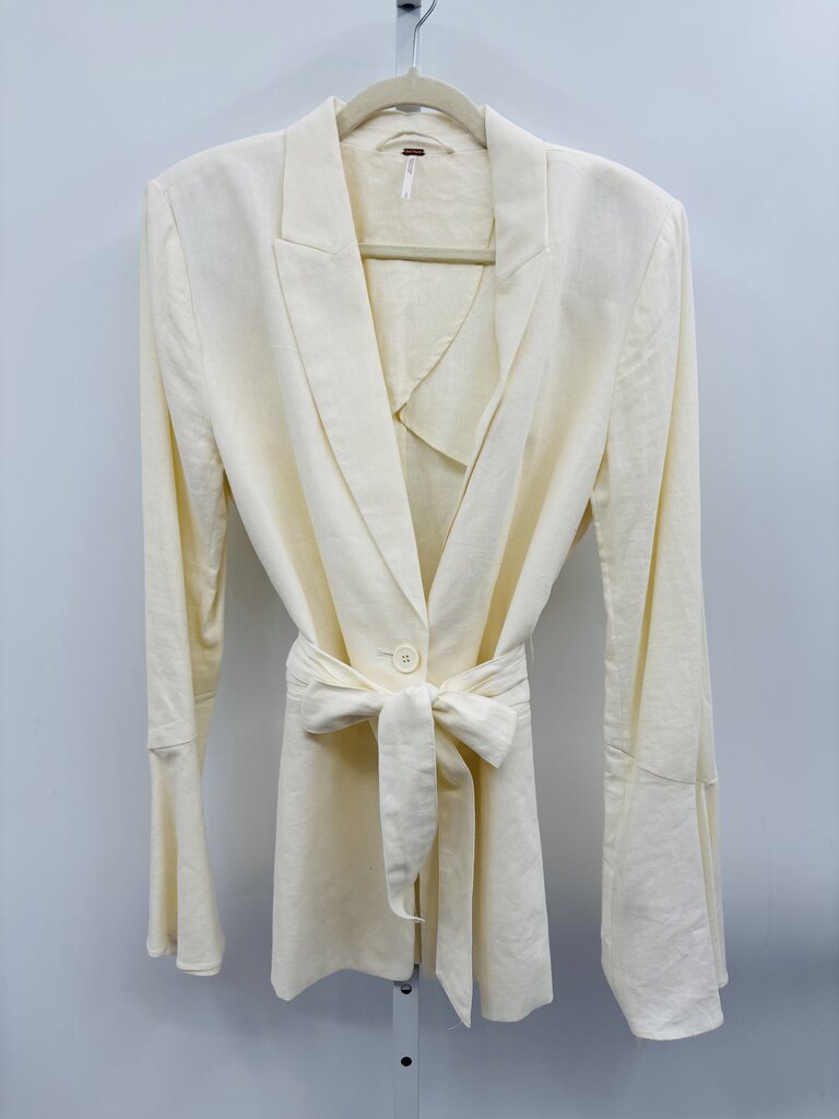 Free People Blazer Ivory L