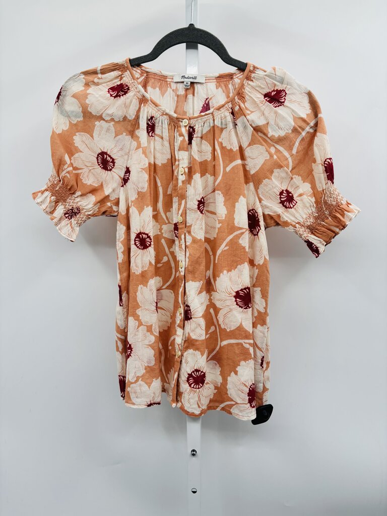 Madewell Blouse Orange XS