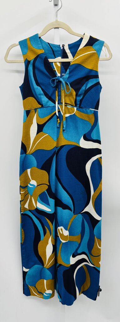 Tropicana Maxi Dress Blue XS