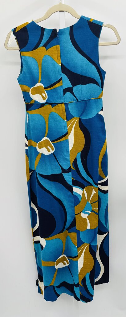Tropicana Maxi Dress Blue XS