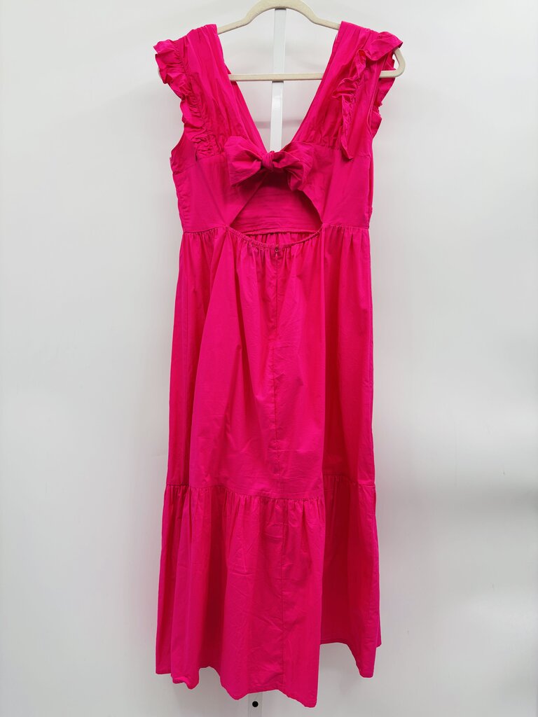 Aqua Maxi Dress Pink L