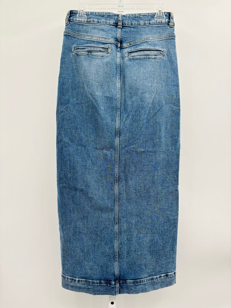 Pilcro Skirt Midi Denim 4