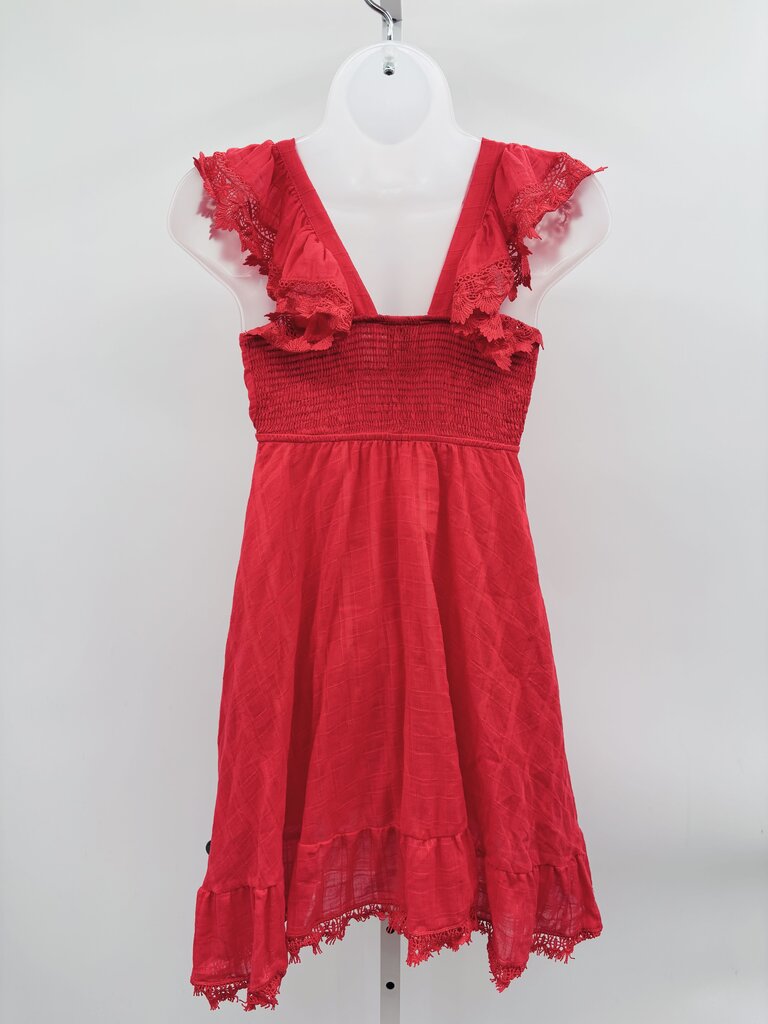 Peixoto Dress Red XS