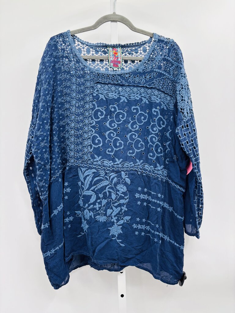 Johnny Was Tunic Navy XL