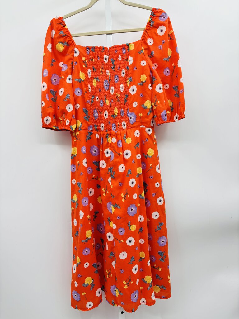 Ann Taylor Dress Orange 8