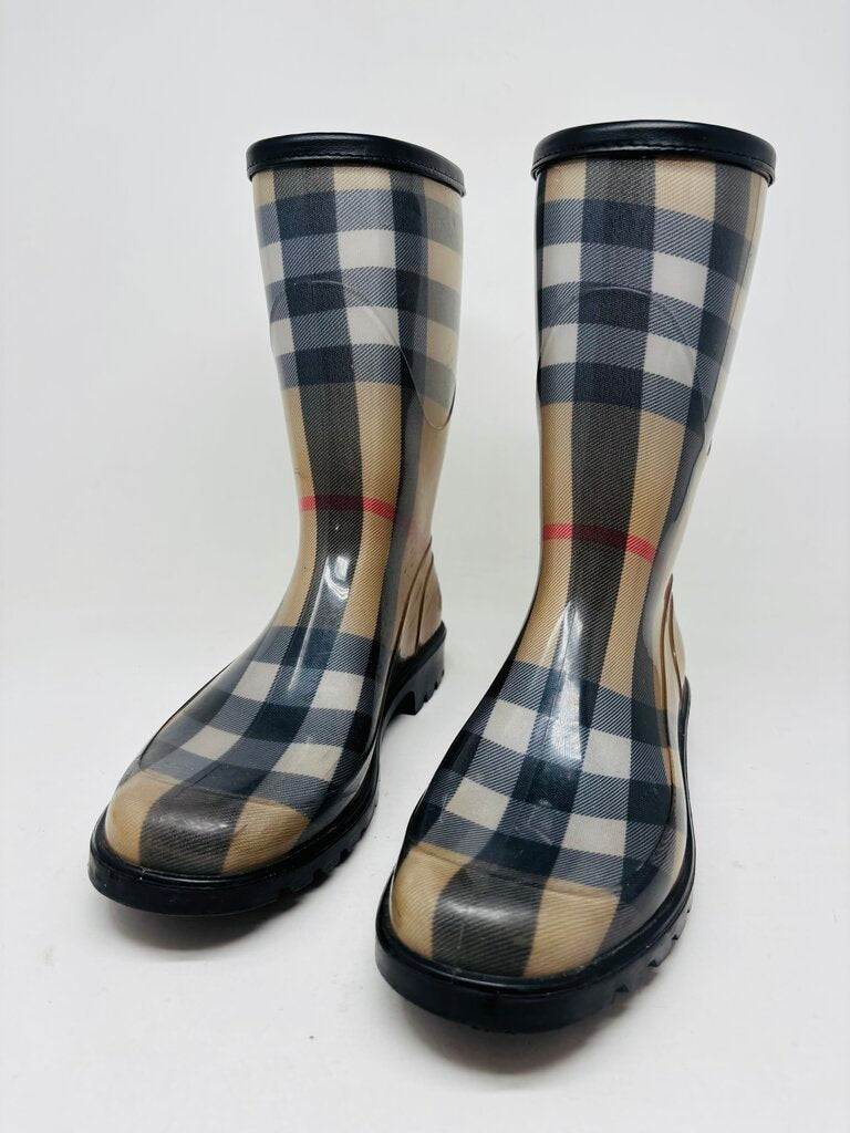 Burberry Rainboot Tan 8.5