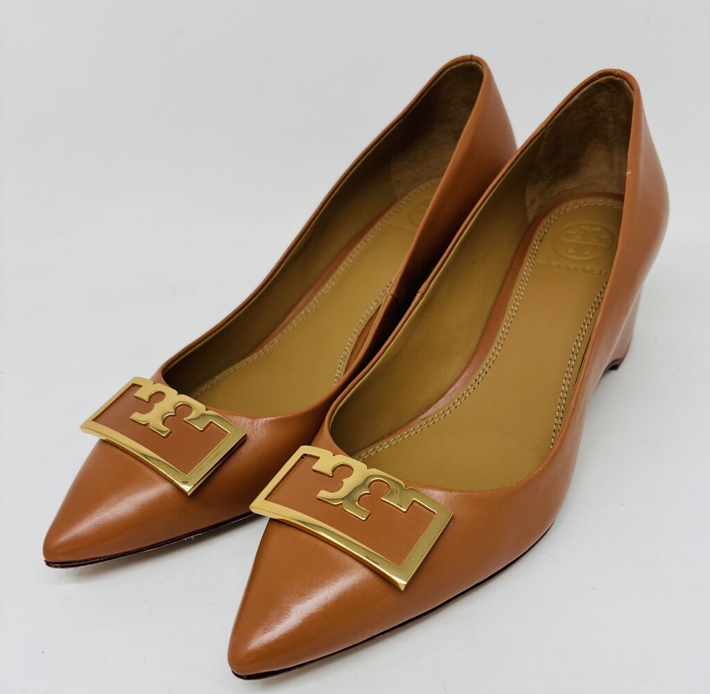 Tory Burch Wedge Tan 5.5