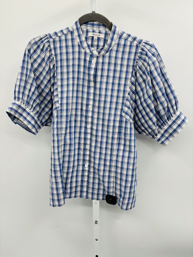 Madewell Blouse Blue 4