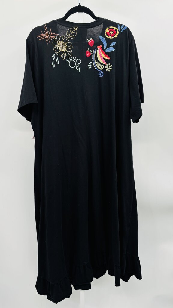 JW Los Angeles Maxi Dress Plus Black 3X