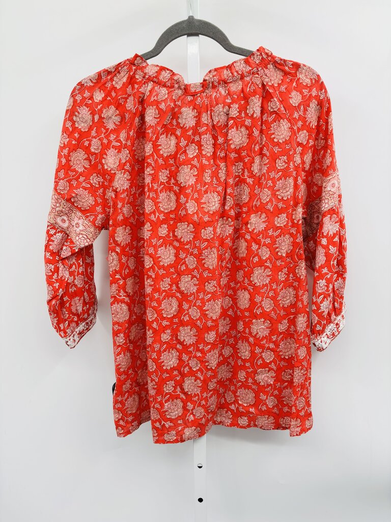 Azure and Indigo Blouse Red S