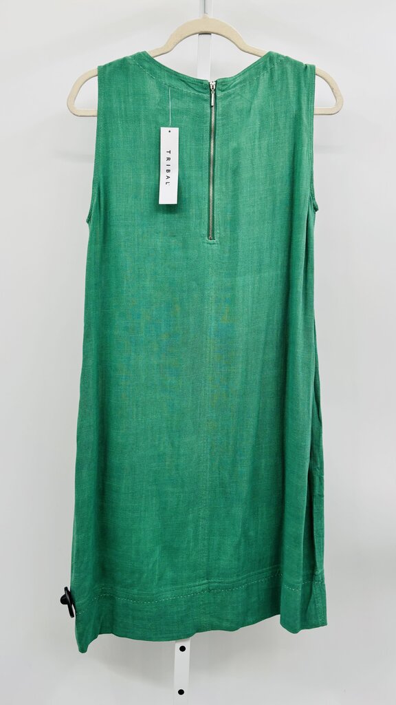 Tribal Dress Green M