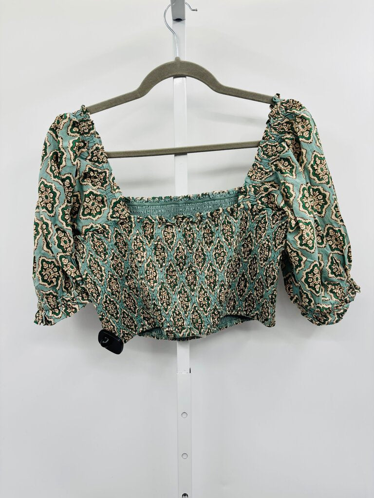 Zara Blouse Green S