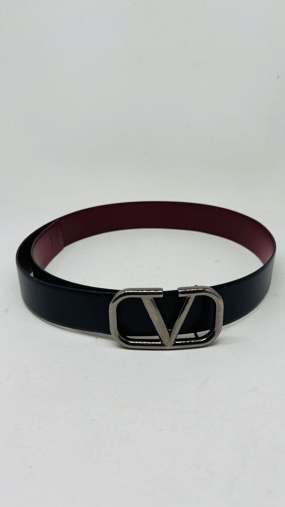 Valentino LUXURY BELT Burgundy S