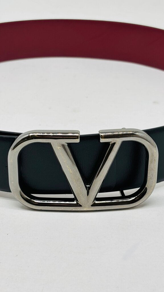 Valentino LUXURY BELT Burgundy S