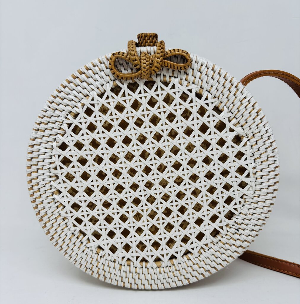 Anthropologie Crossbody Bag White