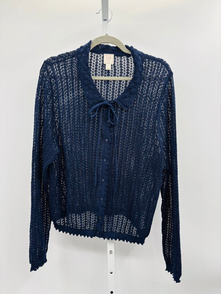 Gap: Doen Sweater Navy XL