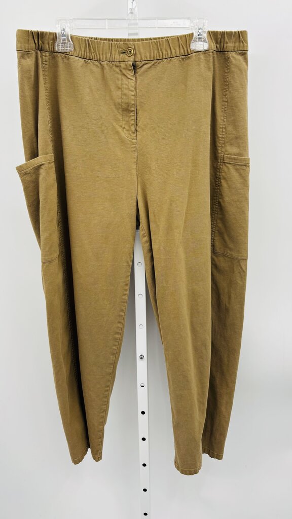 Eileen Fisher Pants Straight Brown XL