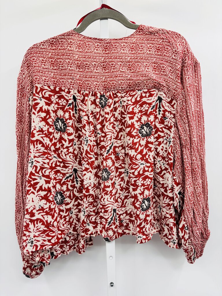 Free People Kimono Red M