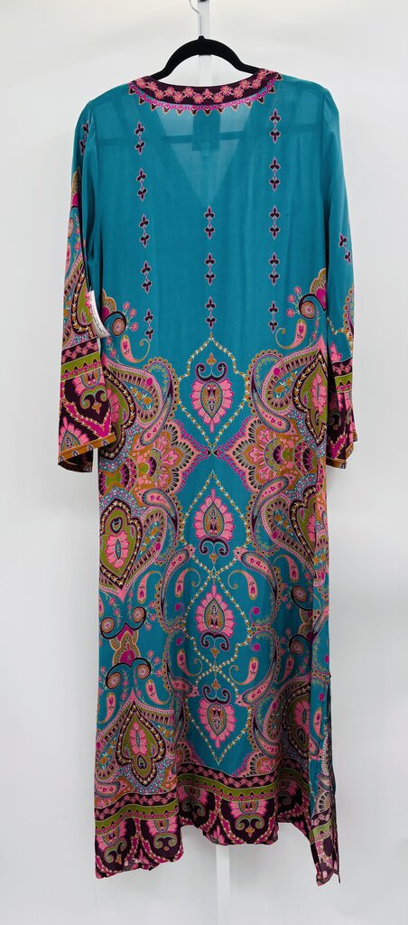 Johnny Was Maxi Dress Teal L