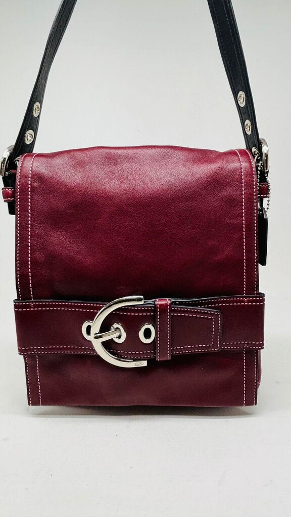 Coach Handbag Burgundy