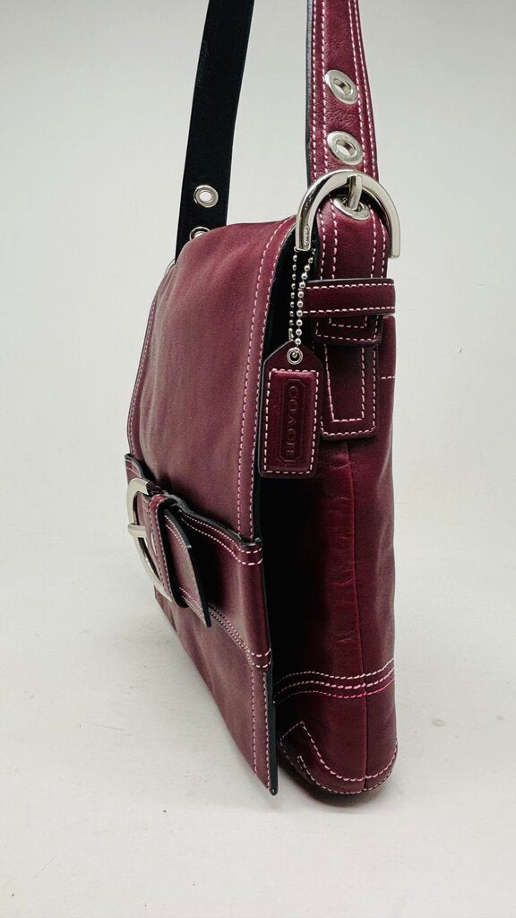 Coach Handbag Burgundy