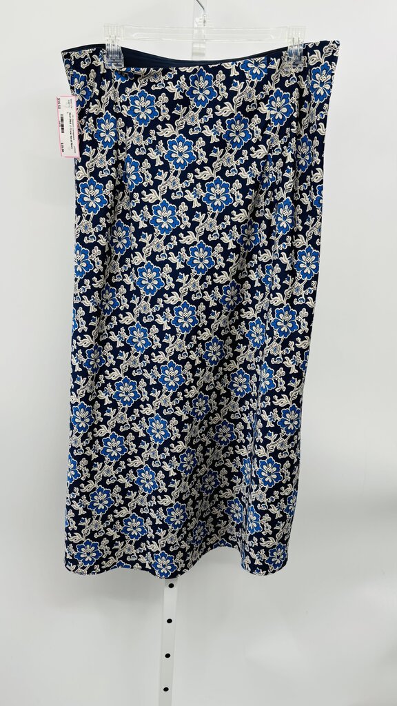 J. Crew Skirt Midi Navy L