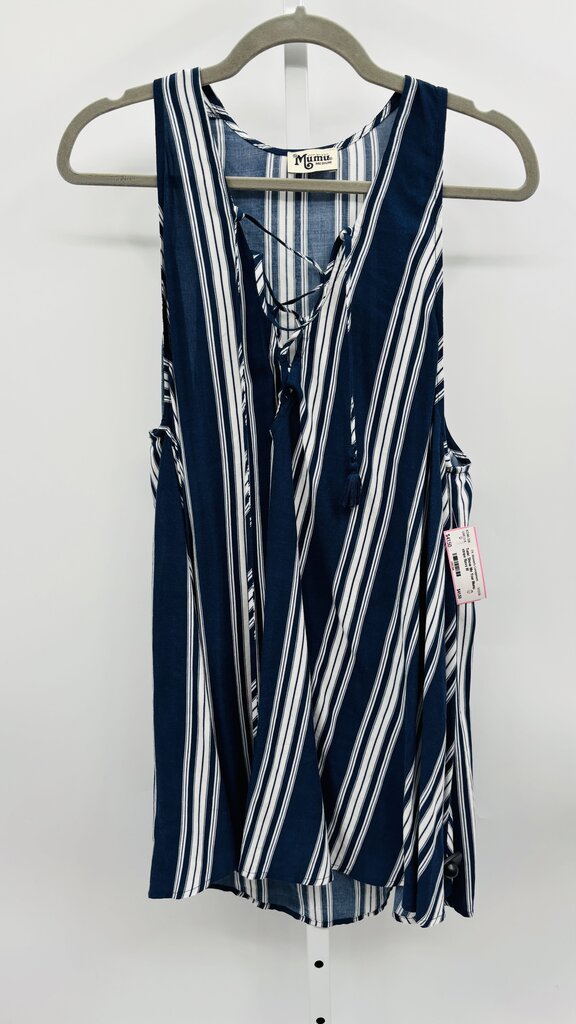 Show Me Your Mumu Tunic Navy M