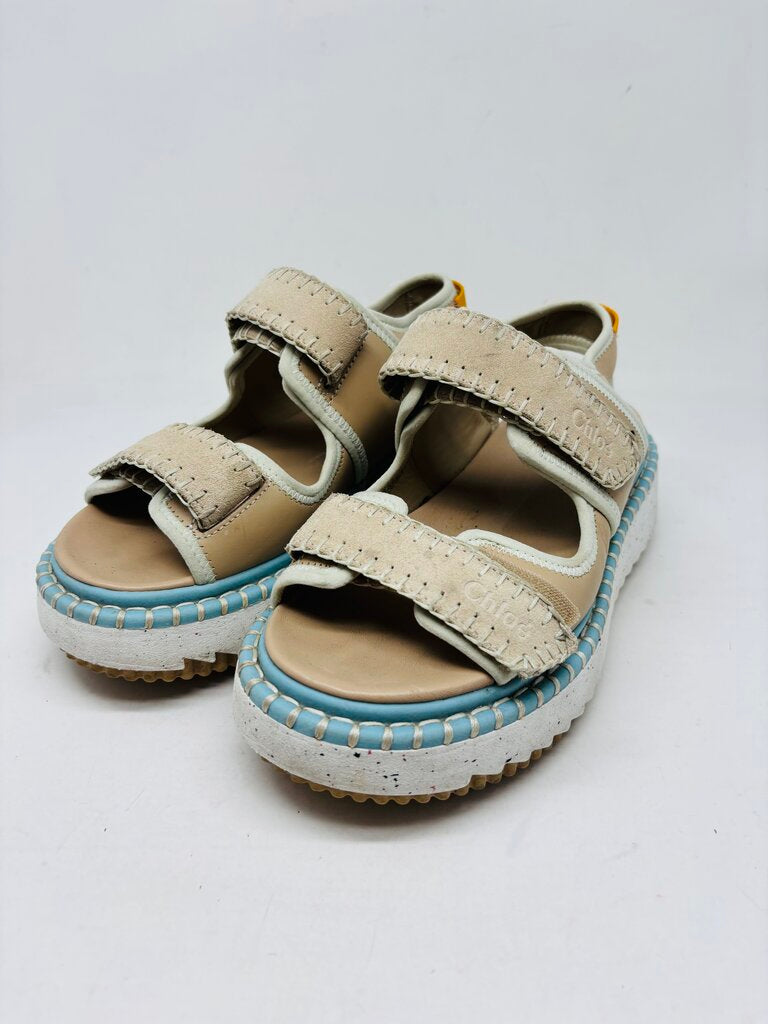 Chloe Sandals Beige 6.5