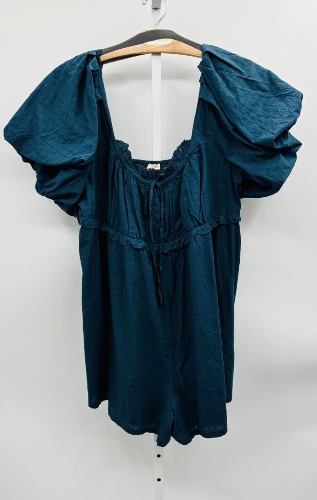 Pilcro Dress Plus Teal 1X