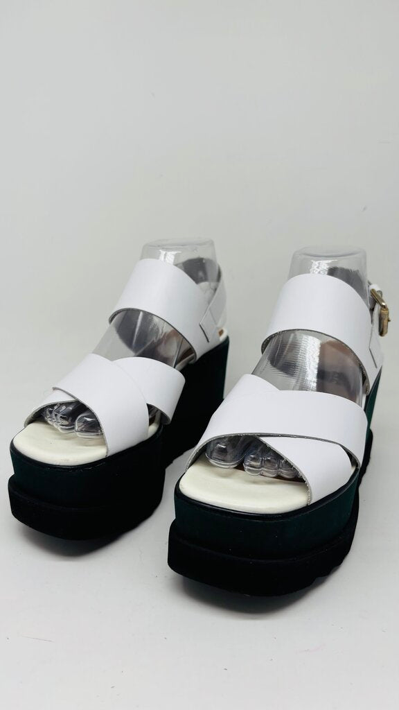 Free People Wedge White 7.5