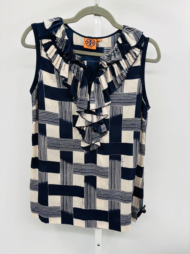 Tory Burch Blouse Navy 8