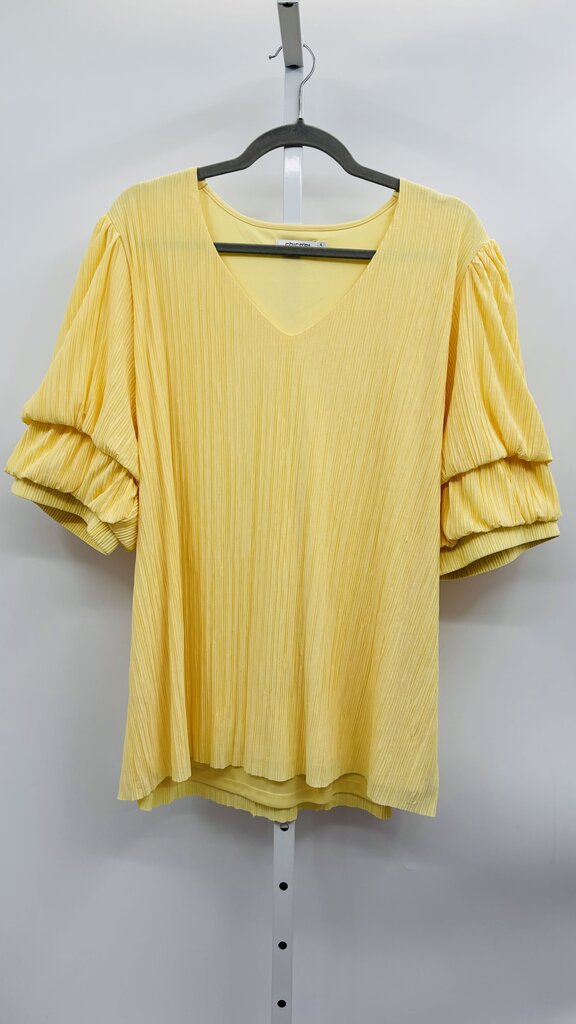 Chico's Blouse Plus Yellow 1X