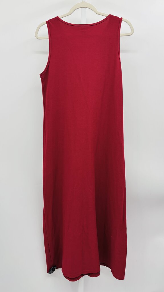 Eileen Fisher Maxi Dress Burgundy S