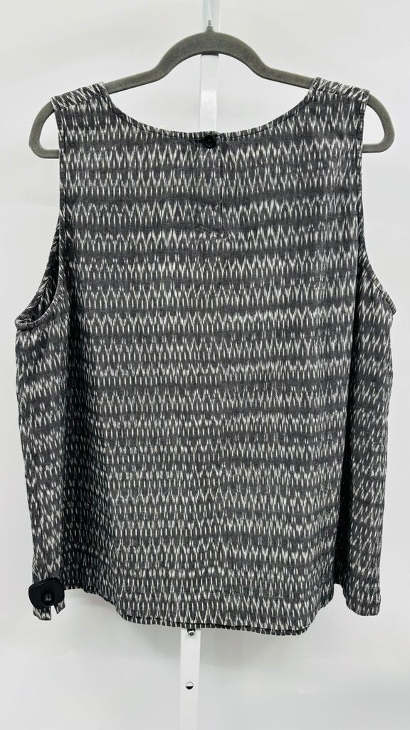 Eileen Fisher Top Plus Grey 2X