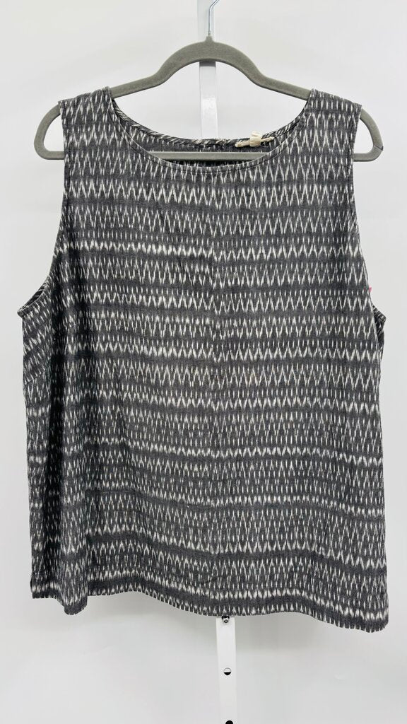 Eileen Fisher Top Plus Grey 2X