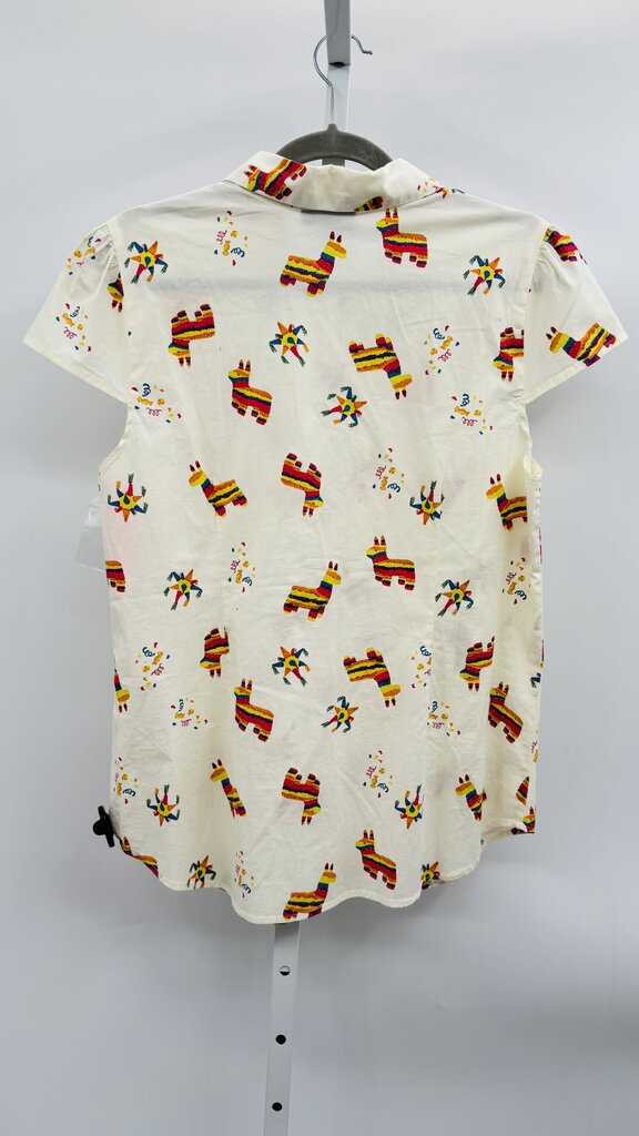 ModCloth Shirt Beige L