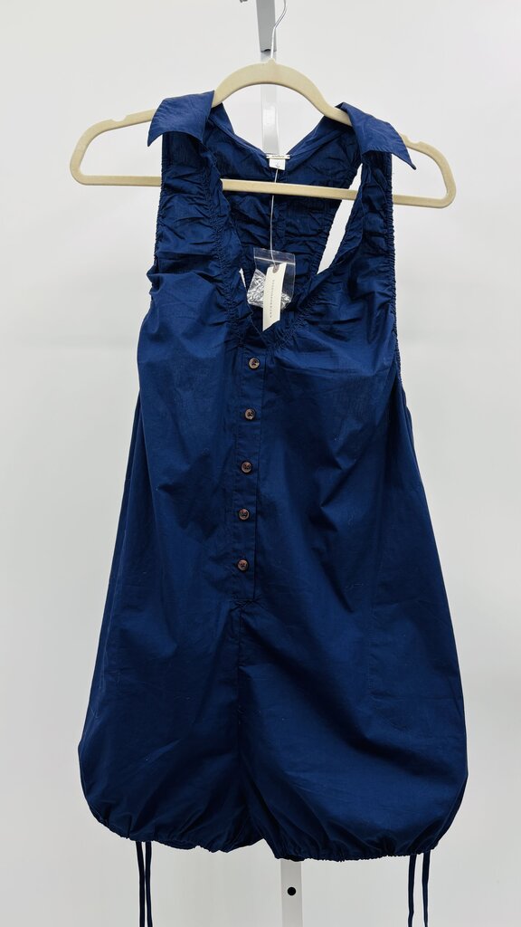 Anthro Romper Navy L