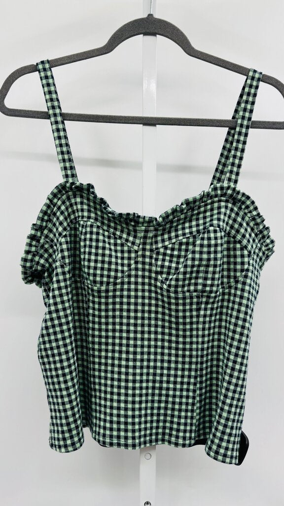 Eva Franco Top Green L
