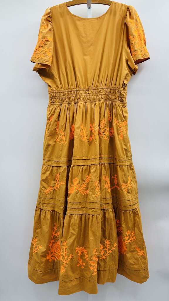 Anthropologie Maxi Dress Plus Orange 3X