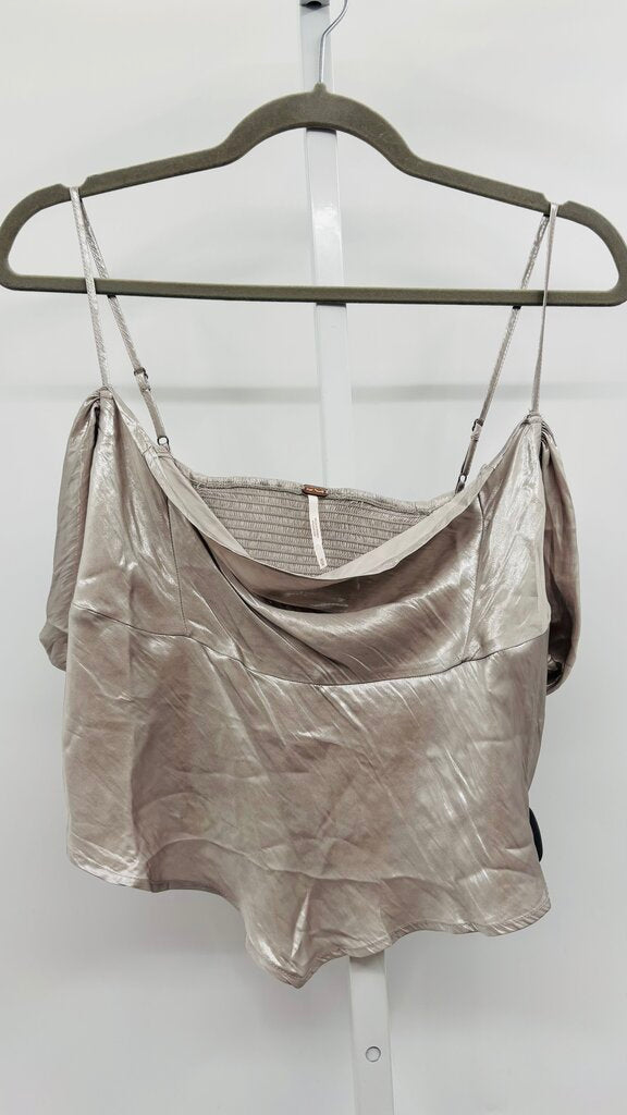 Free People Top Grey M