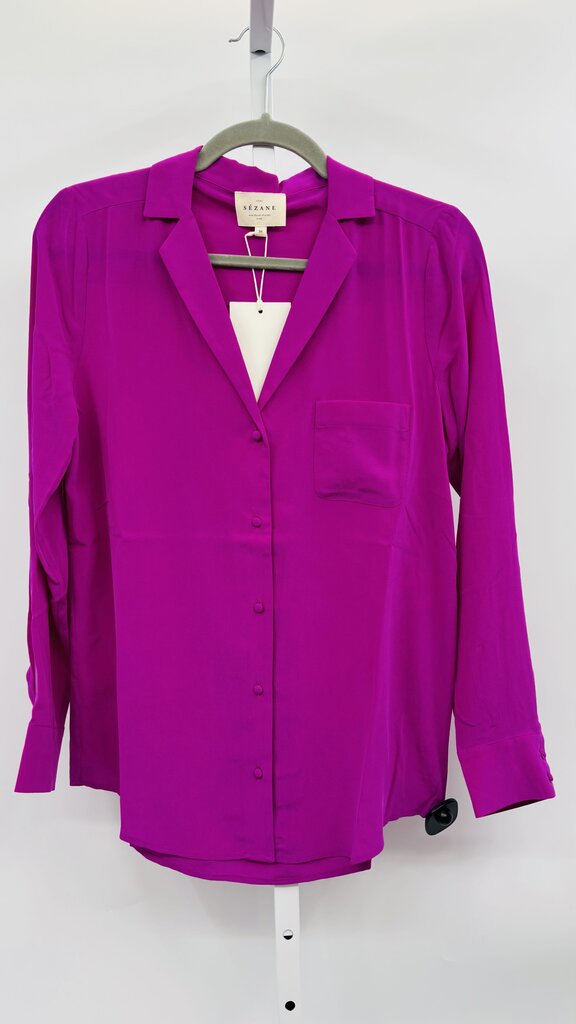 Sezane Blouse Purple 4