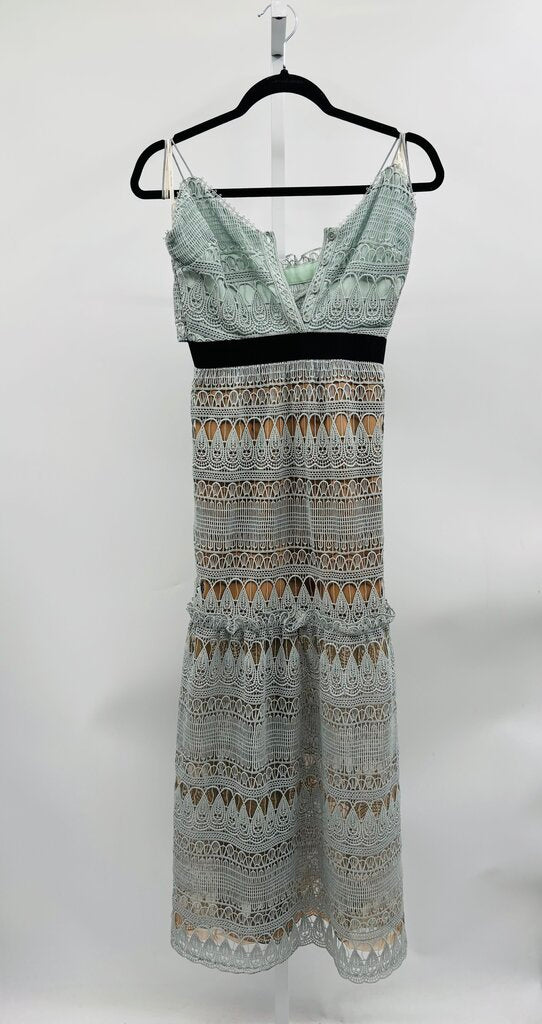 Self-Portrait Dress Blue 2