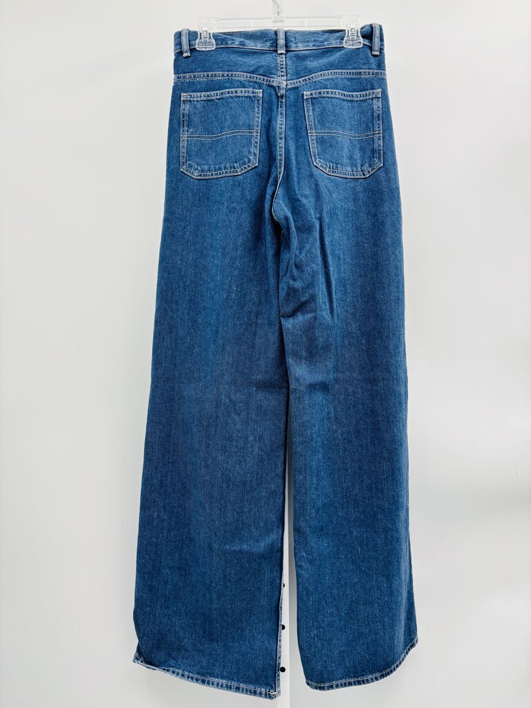 Zara Jeans Wide Leg Denim 6