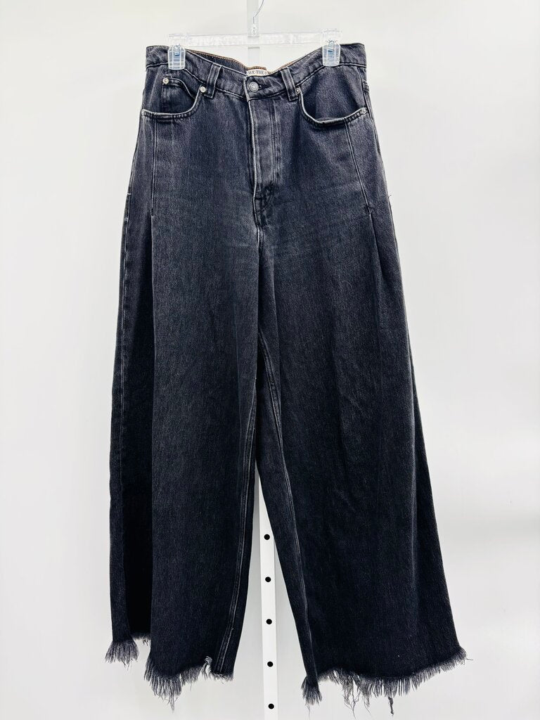 We the Free Jeans Wide Leg Black 12