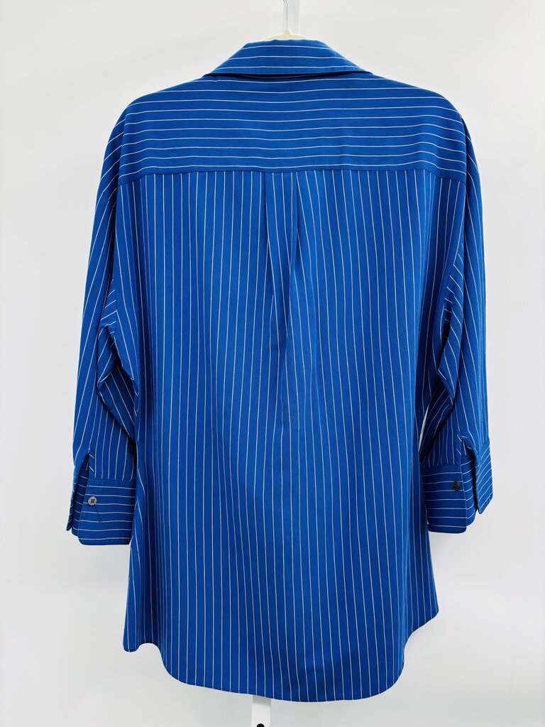 M.M. LaFleur Shirt Blue L