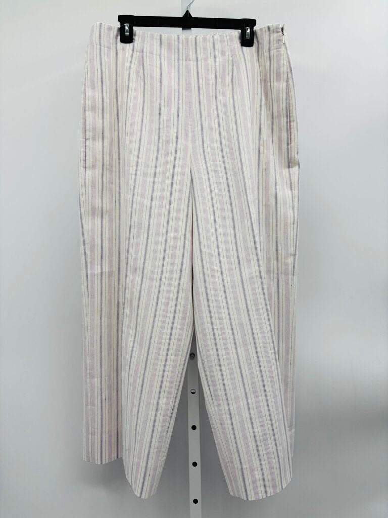 Rebecca Taylor Pants Wide Leg Purple 14