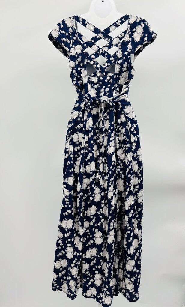 Maeve Maxi Dress Navy 8